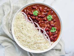 Rajma + Rice + Papad + Achar